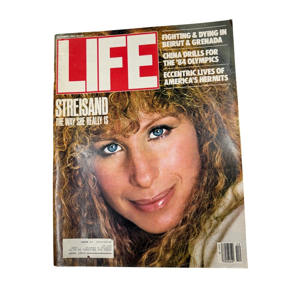 Vintage LIFE Magazine December 1983 Barbra Streisand Beirut Grenada 84 Olympics
